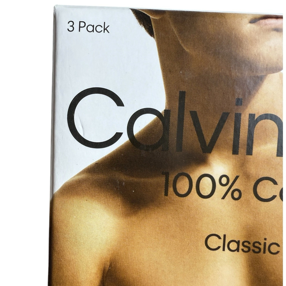 Calvin Klein Mens Small 3 Pack Black Brief‎ Classic Fit 100% Cotton New - Picture 2 of 6